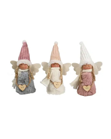 Jõulukaunistus Ingel valge, hall või roosa - Agapics