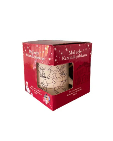 Christmas Ceramic Mug Paintable - Agapics