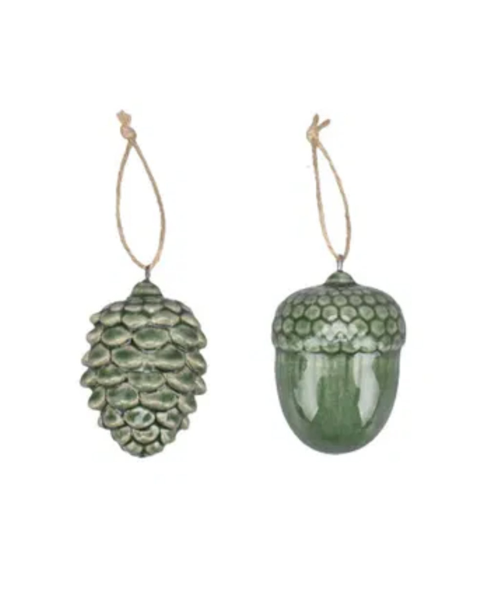 Christmas tree ornament Acorn or pine cone - Agapics