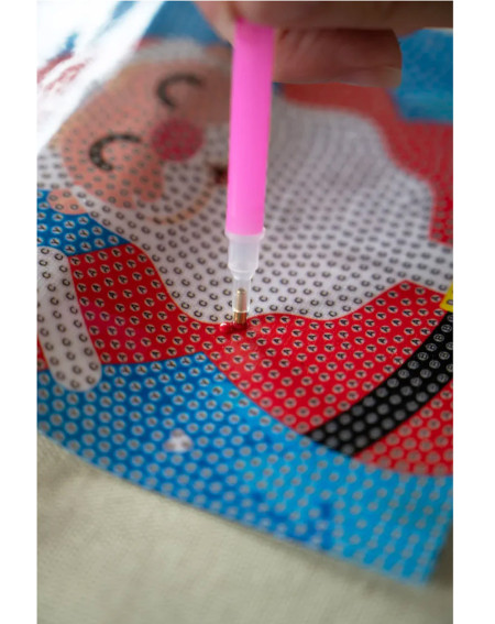 Diamond painting Santa Claus 19 x 15cm - Agapics