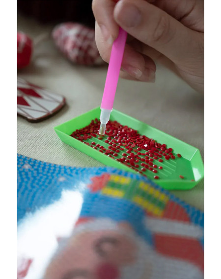 Diamond painting Santa Claus 19 x 15cm - Agapics