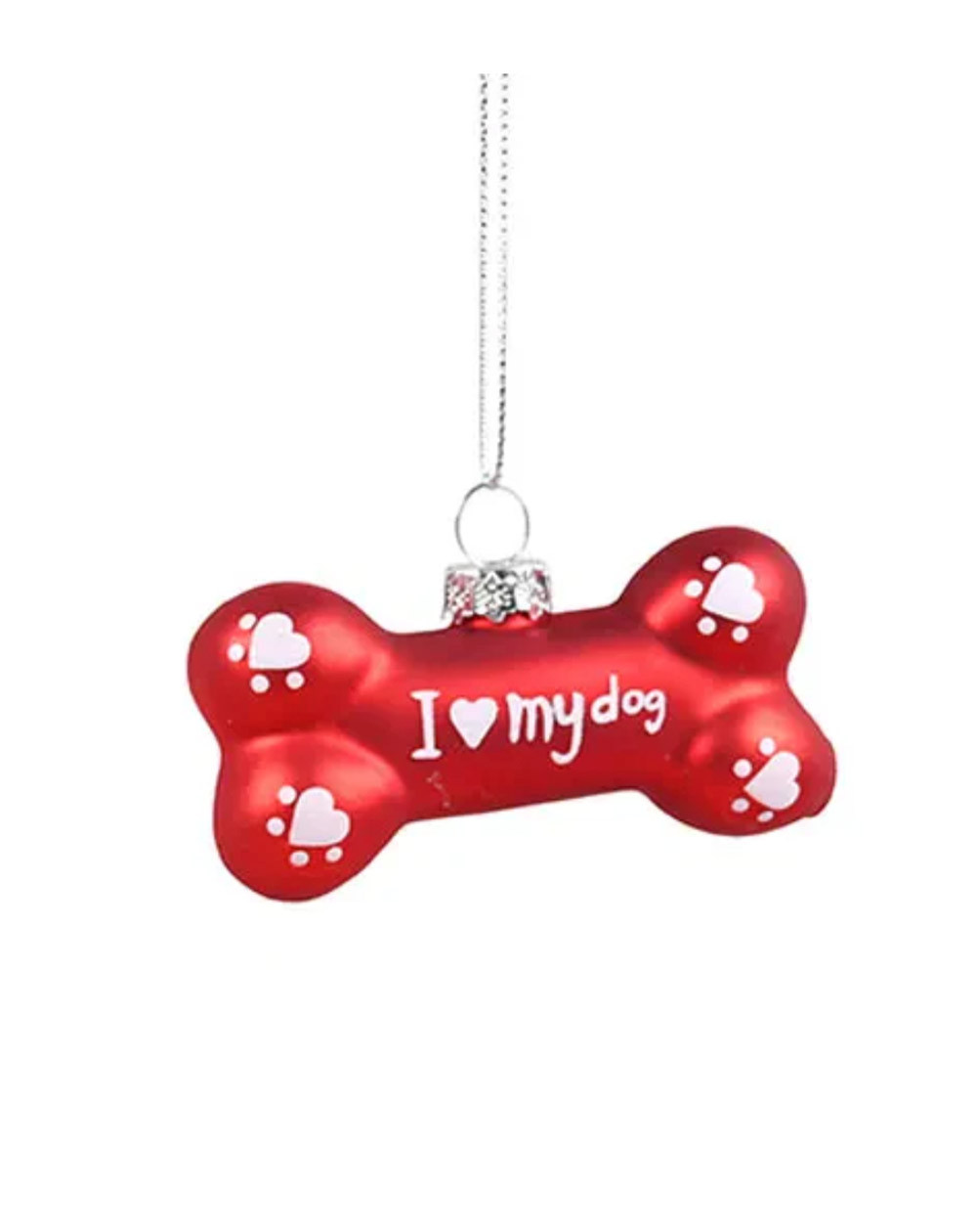 Christmas tree ornament Bone glass - Christmas tree deco - Agapics