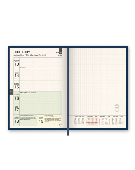 Meeste kalendermärkmik 2026 - Kalendrid ja märkmikud - Agapics