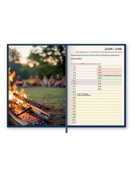 Meeste kalendermärkmik 2026 - Kalendrid ja märkmikud - Agapics