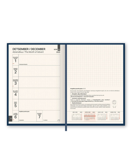 Meeste kalendermärkmik 2026 - Kalendrid ja märkmikud - Agapics