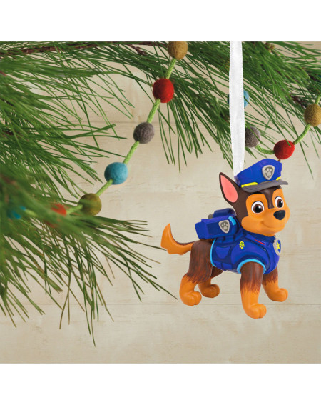 Hallmark Figurine Paw Patrol Chase hangable - Christmas ornaments - Agapics