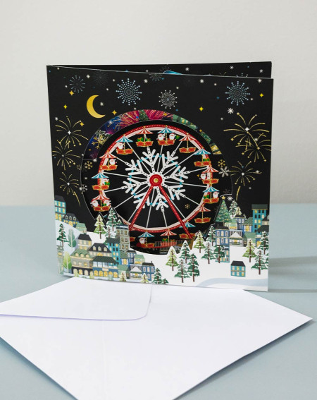 Christmas card Winter City - Sending postcards - Agapics