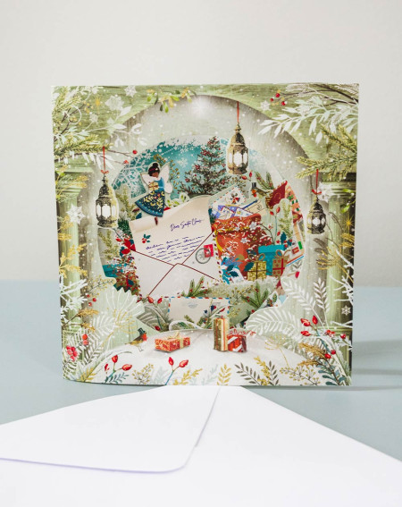 Christmas Card Letter for Santa Claus - Sending postcards - Agapics