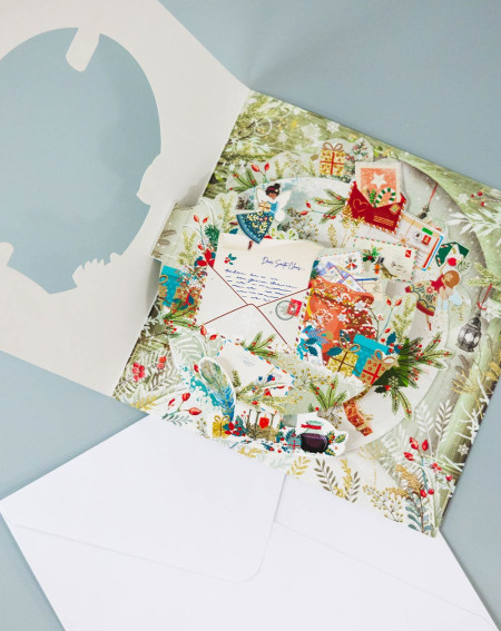 Christmas Card Letter for Santa Claus - Sending postcards - Agapics