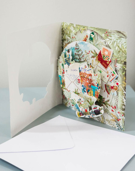 Christmas Card Letter for Santa Claus - Sending postcards - Agapics