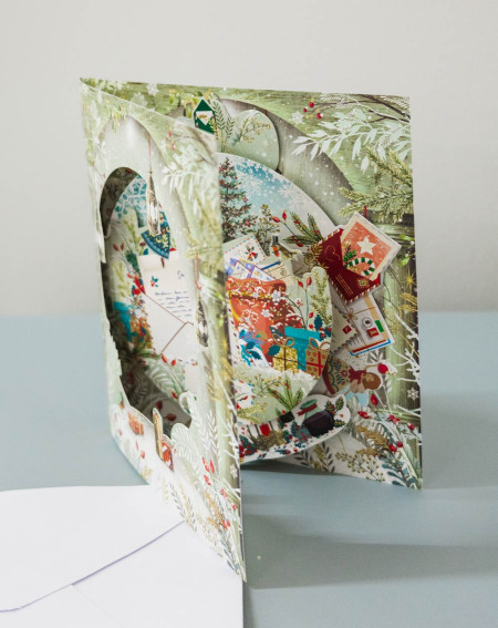 Christmas Card Letter for Santa Claus - Sending postcards - Agapics