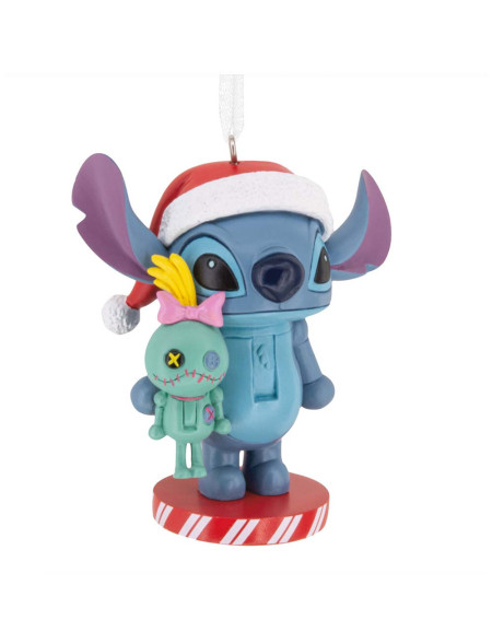 Hallmark Figurine Stitch with friend hangable - Christmas tree - Agapics