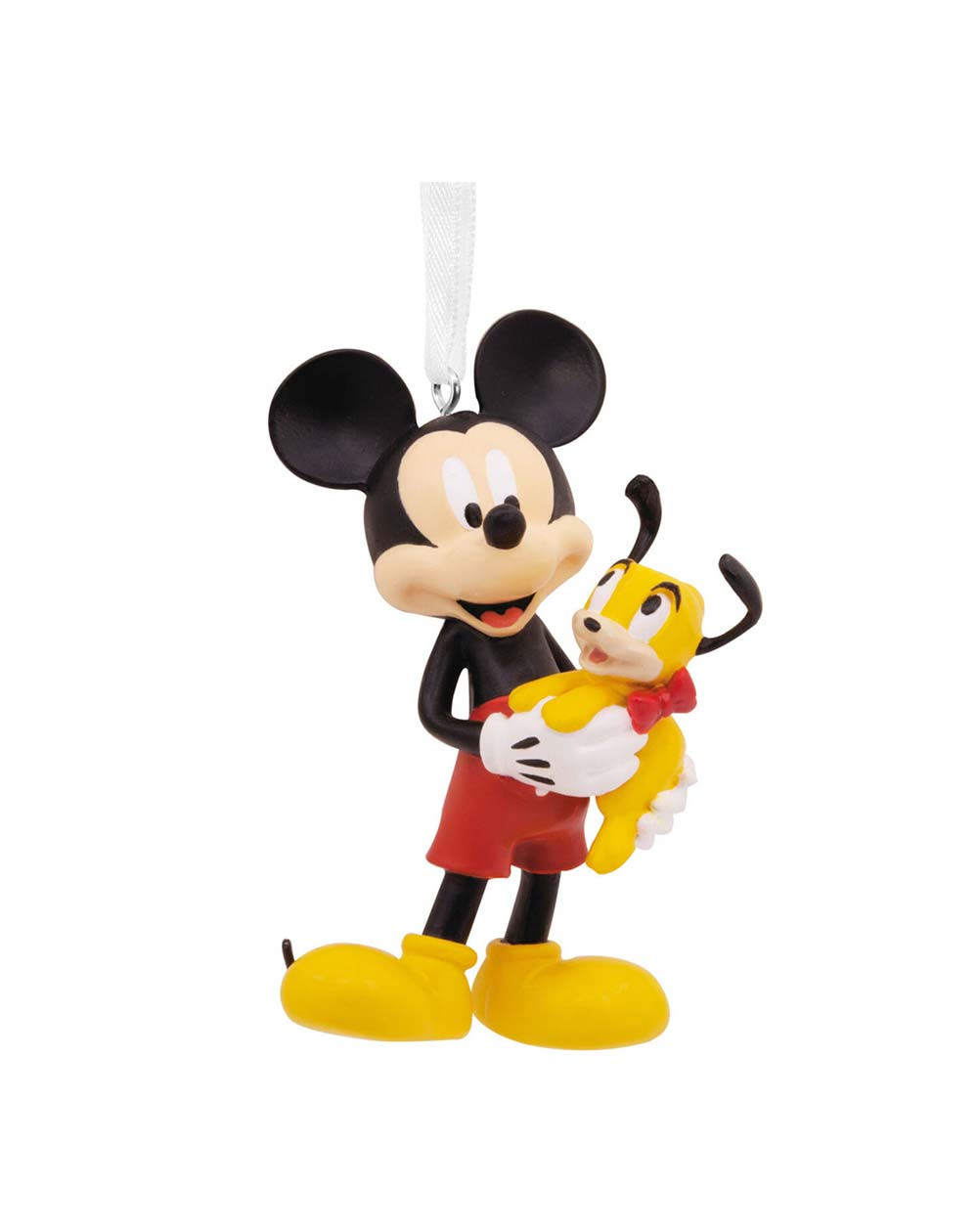 Hallmark Figurine Mickey Mouse with puppy hangable - Christmas tree - Agapics