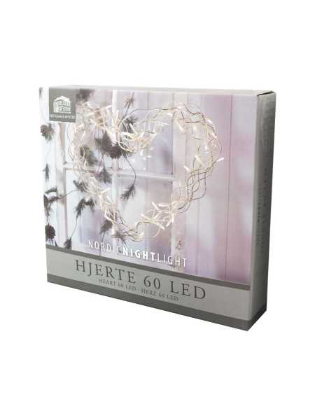 Decoration Heart with LED lights 30 cm - Christmas lights - Agapics