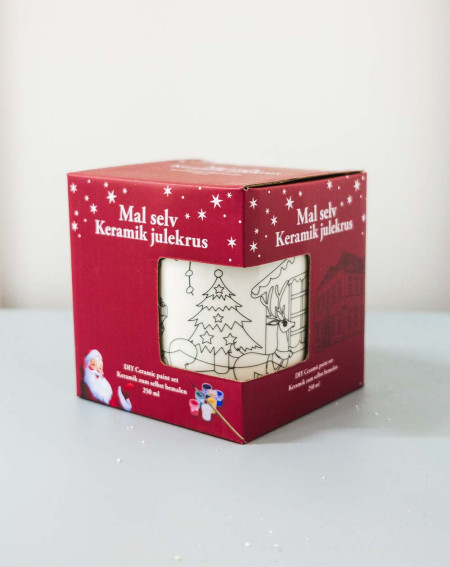 Christmas Ceramic Mug Paintable - Agapics