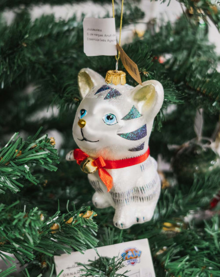 Christmas Tree Ornament Cat - Agapics