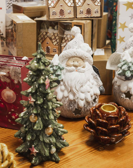 Candle holder Cone ceramic color variety - Christmas - Agapics