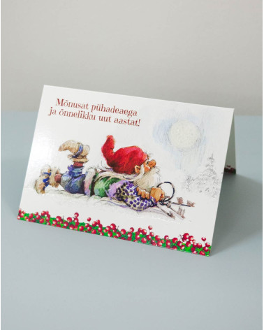 Jõulukaart Päkapikk