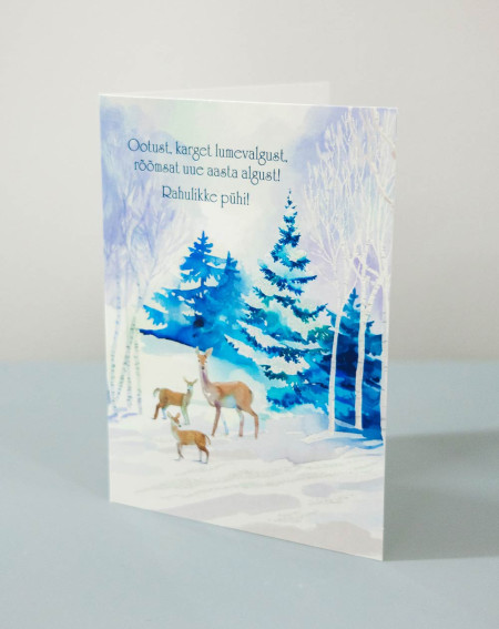 Hallmark Christmas Card Deer