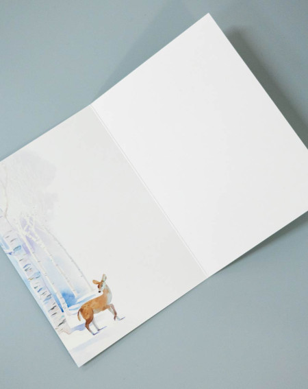 Hallmark Christmas Card Deer