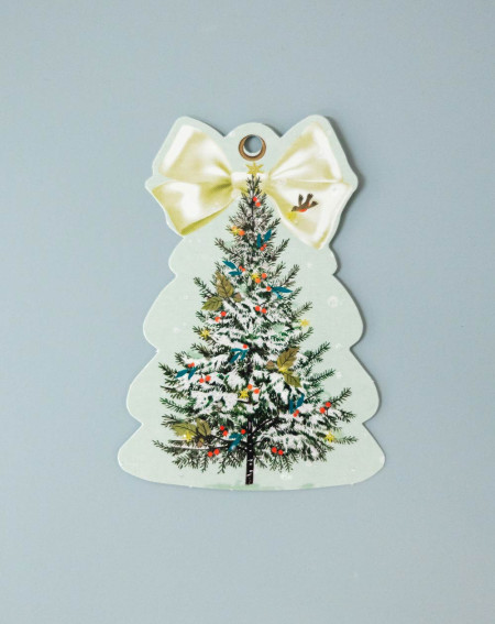 Hallmark Small Christmas Gift Bag Card Christmas Tree