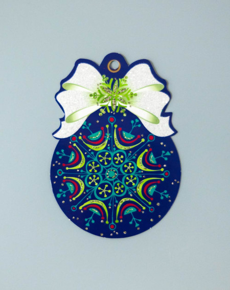 Hallmark Small Christmas Gift Bag Card Christmas Ornament