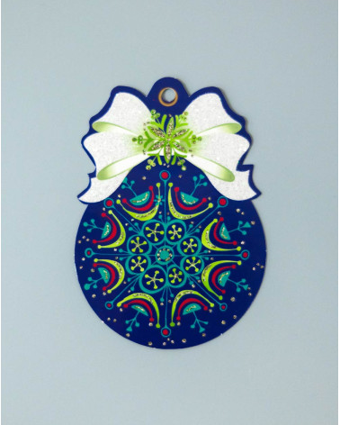 Hallmark Small Christmas Gift Bag Card Christmas Ornament