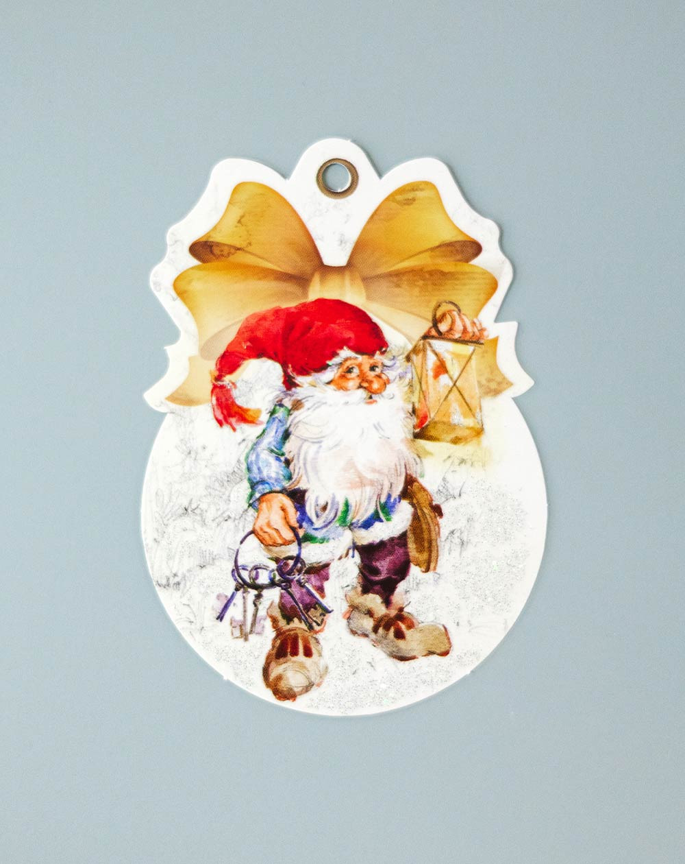 Small Christmas Gift Bag Card Elf