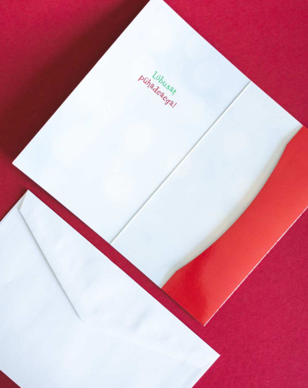 Avanti Jõulu Taskuga Kaart Koer mütsiga