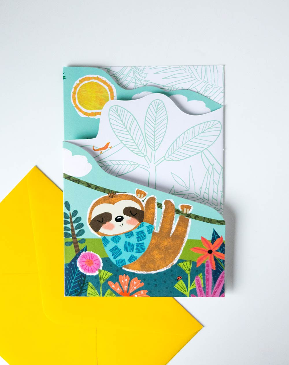 Kaart Laiskloom ja tuukan