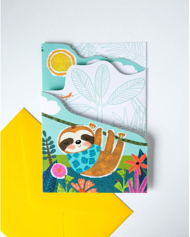 Kaart Laiskloom ja tuukan