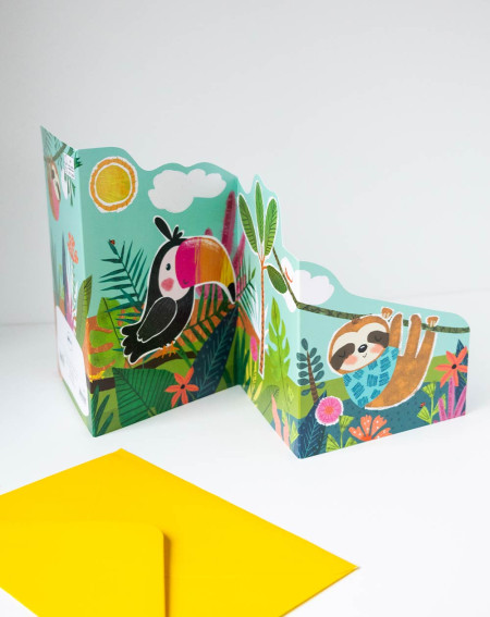 Kaart Laiskloom ja tuukan