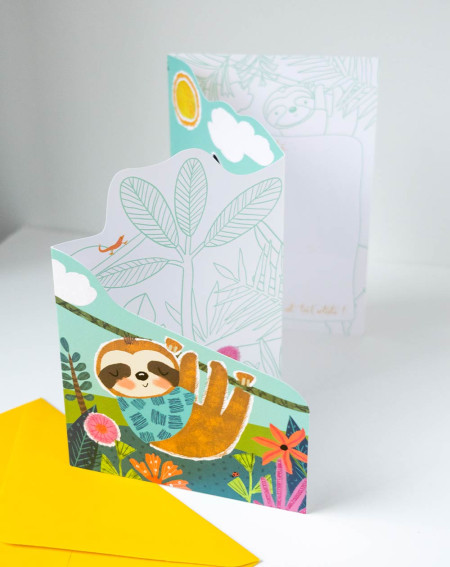 Kaart Laiskloom ja tuukan