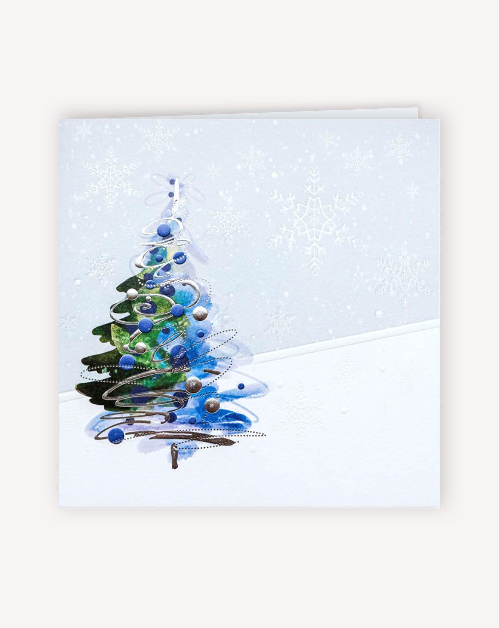 Christmas Card Snow - Agapics