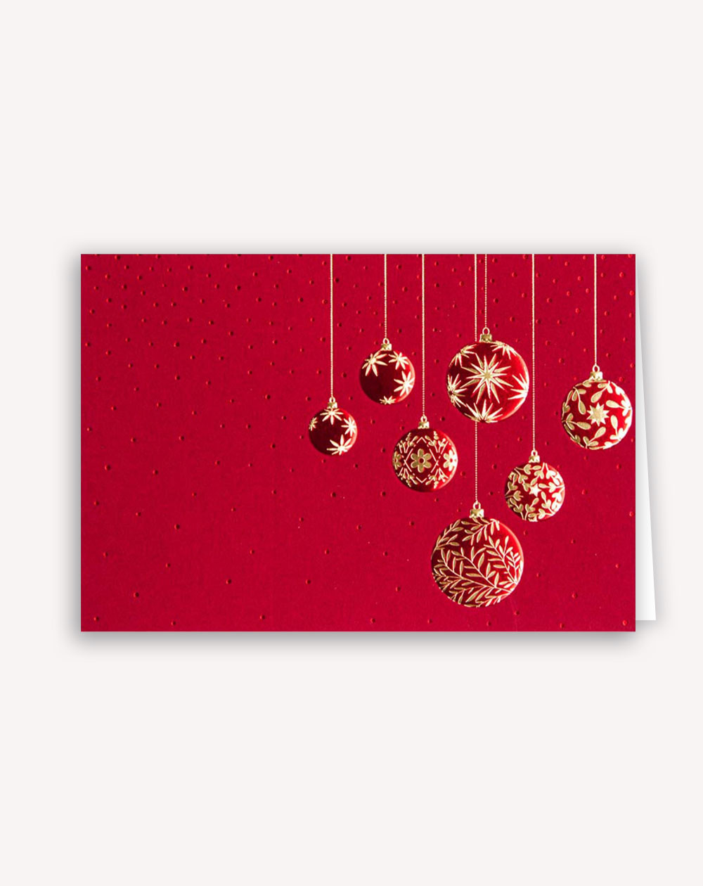 Card Christmas Red