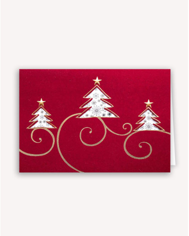 Christmas Card Spruces - Agapics