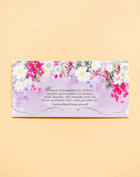 Hallmark Taskuga Kaart Lilled ja liblikas