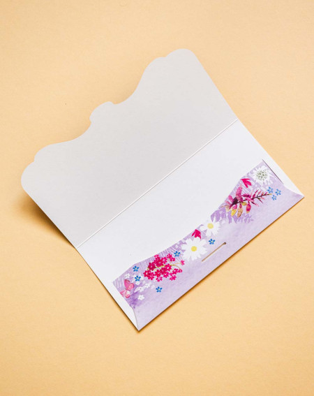 Hallmark Taskuga Kaart Lilled ja liblikas