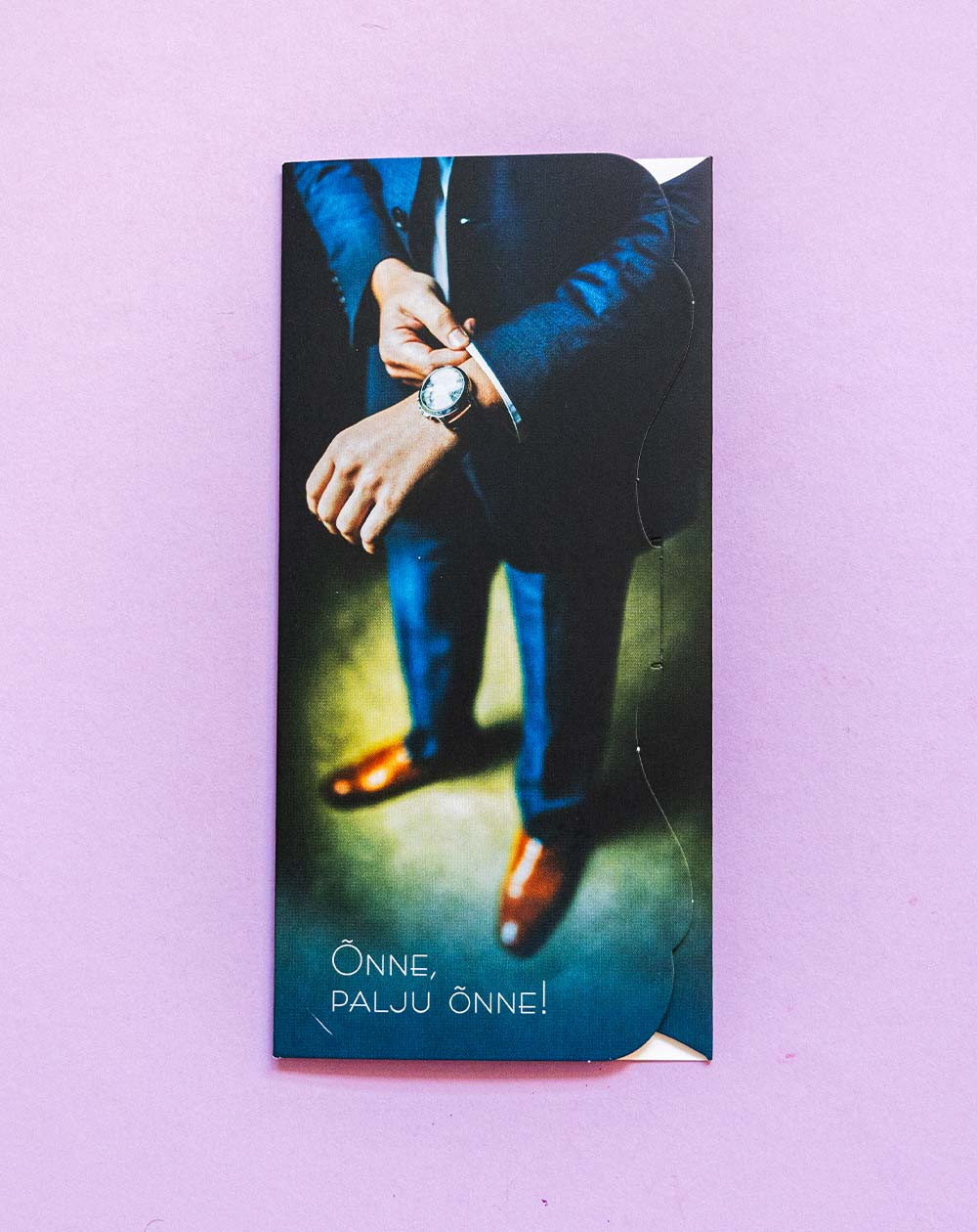 Pocket Card Man with a watch