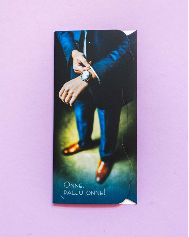 Pocket Card Man with a watch