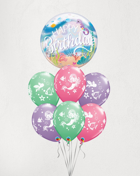 Big Balloon Bouquet Birthday Mermaids