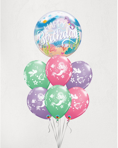 Big Balloon Bouquet Birthday Mermaids