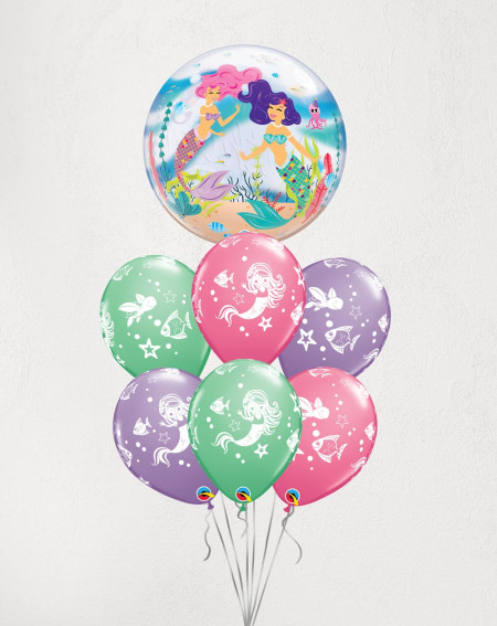 Big Balloon Bouquet Birthday Mermaids