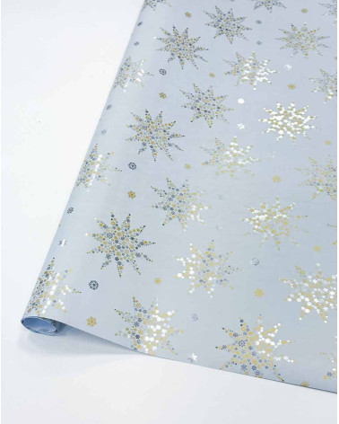 Wrapping paper Snowflakes 1,5m