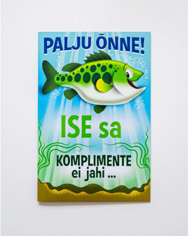 Hallmark Card Green Fish