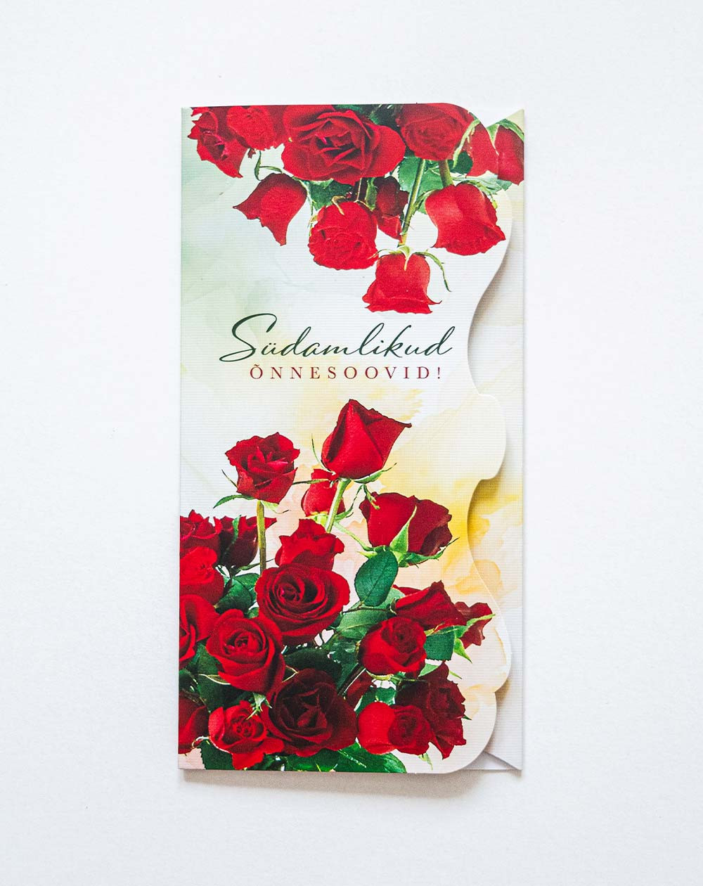 Hallmark Taskuga Kaart Punased roosid