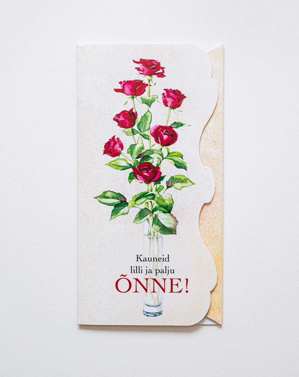 Hallmark Pocket Card Painted roses