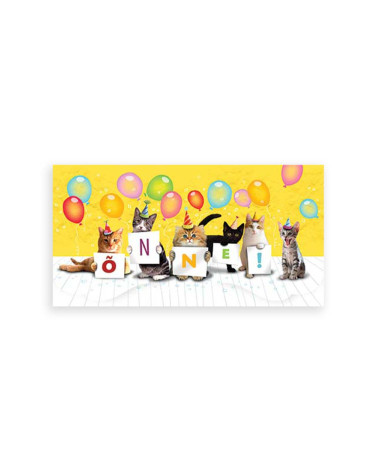 Hallmark Pocket Card Party Cats