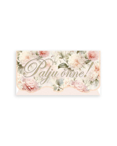 Pocket Card Pink flowers