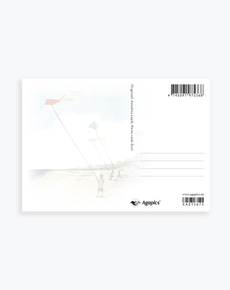 Tourist Postcard Pärnu beach